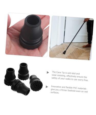 Oatipho Crutch Pads - 4 Pack Crutch & Walking Stick Tips | Durable Plastic & Rubber Tips for Hiking & Mobility Support - Buy Online on GoSupps.com