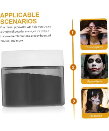 VINTORKY 1 Box special effects dirt powder halloween special effect powder black face powder - Buy Online on GoSupps.com