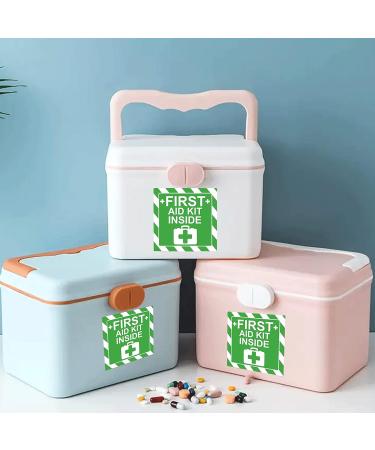 First Aid Kit and Fire Extinguisher Inside Stickers 4 Inch - Set of 8 UV Resistant Safety Decals for Trucks and Equipment - Buy Online on GoSupps.com