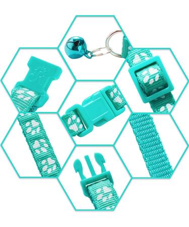 Flymind Puppy Collars 19Pcs Whelping ID Collars with Bell - Adjustable Soft Nylon Litter Collars for Newborn Pets - Non-Breakaway - Buy Online on GoSupps.com