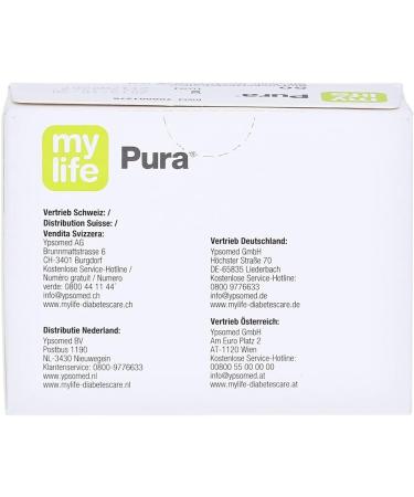 Buy mylife Pura Blood Glucose Test Strips | 50pcs - Accurate Diabetes Monitoring - Fast International Shipping - Buy Online on GoSupps.com
