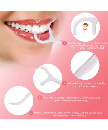 Cupinyo Dental Floss Sticks - 300pcs Teeth Cleaning Floss Picks for Gap Protection - Buy Online on GoSupps.com