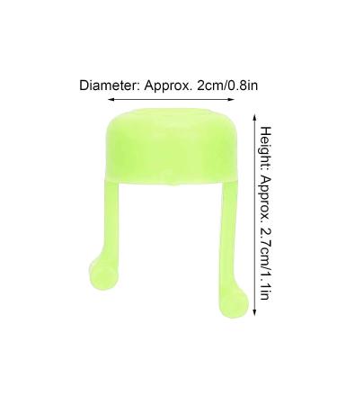 Eyedrop Guide Aid: 2pcs Bottle Dispenser & Holder Bracket - Reusable Green Device for Easy Eye Drops Application - Buy Online on GoSupps.com