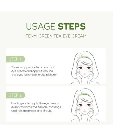 Green Tea Eye Cream - Reduce Dark Circles Puffiness & Wrinkles | Anti-Aging Daily Eye Care 15g - Buy Online on GoSupps.com
