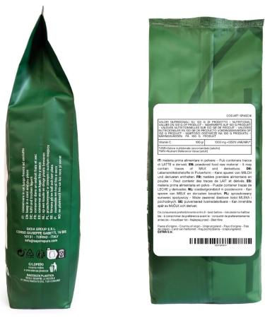 Gioia Group Srl Ascorbic acid powder 1000 gr Ascorbic acid Vitamin C powder - Buy Online on GoSupps.com