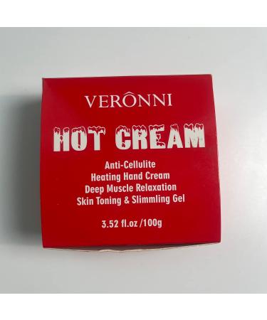VERONNI Hot Cream - Anti-Cellulite Skin Toning & Slimming Cream for Men & Women - Natural Heating Formula - Buy Online on GoSupps.com