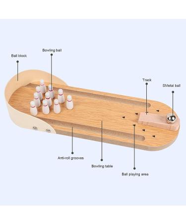 Germer Mini Bowling Game - Stress-Relief, Beautifully Designed Mini Bowling Set for 3+ Years ((Mini Bowling)) - Buy Online on GoSupps.com