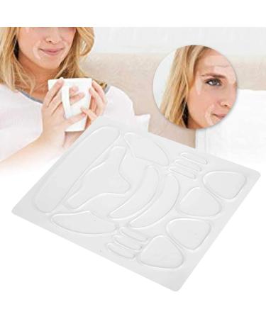 Anti-Wrinkle Silicone Plaster Set - 16 Reusable Facial Patches for Chin Forehead Mouth & Eyes - Youthful Skin Solution - Buy Online on GoSupps.com