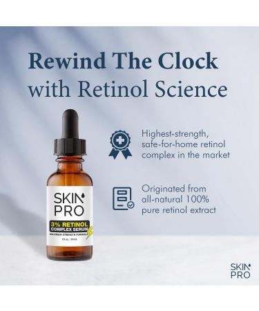 Extreme Retinol Serum for Face - 3% Retinol & Hyaluronic Acid Anti-Aging Moisturizer - Rapid Wrinkle Repair for Women - Physicians Formula 1 fl oz - Buy Online on GoSupps.com