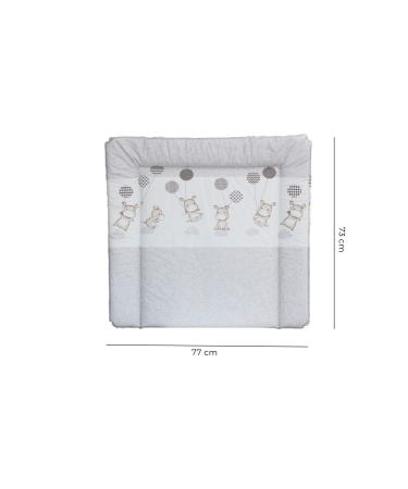 Buy 77 x 73 cm Changing Pad - Washable Hippo Gray Eco-Friendly Design for 80 cm Wide Dressers | New Swedish Design & Puckdaddy - Buy Online on GoSupps.com