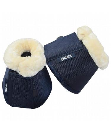Eskadron hoof bells fauxfur navy XL