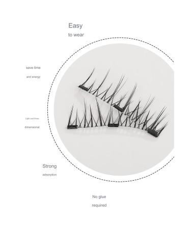 Buy Reusable Magnetic Lashes with Applicator | Natural Look Easy Wear & All-Day Comfort - Style A - Buy Online on GoSupps.com