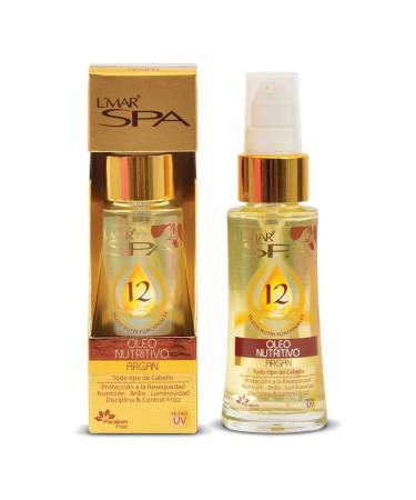 L'MAR Nutritive Argan Oil Hair Treatment - 12 Natural Oils Elixir for Softer & Healthier Hair with Shea Butter & Coconut Oil - Buy Online on GoSupps.com
