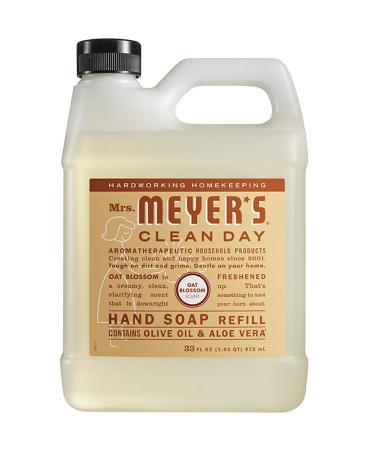 Mrs. Meyer's Clean Day Liquid Hand Soap Refill - Oat Blossom Scent 33oz (2 Pack) - Buy Online on GoSupps.com