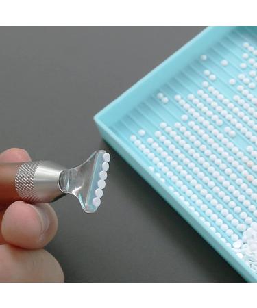 KOqwez33 Nail Art Dotting Pen Diamond Painting Accessory Kit Luminous LED Design Aluminium Alloy Luminous Diamond Painting Pen Rose Gold - Buy Online on GoSupps.com