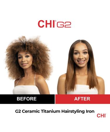 CHI PRO G2 Digital Titanium Ceramic 1 Straightening Iron - Hair Styling Tool - Buy Online on GoSupps.com