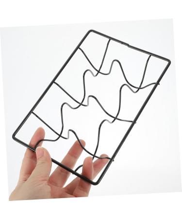 Ciieeo Egg Holder Dispenser Egg Tray Kickstand Egg Holder for Refrigerator Egg Rack for Refrigerator Storage Basket Household 18.00X12.00X3.50CM Black - Buy Online on GoSupps.com