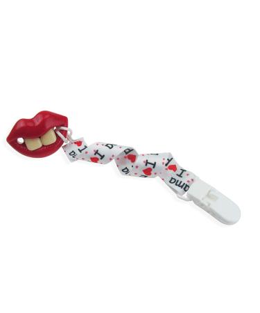 3 Pack Kissable Mustache Pacifiers | Funny Baby Lip Design | Safe Silicone Pacifiers for Infants - Buy Online on GoSupps.com