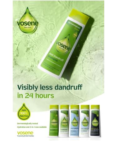 Vosene Anti-Dandruff Shampoo 300ml - Effective Dandruff Treatment - Buy Online on GoSupps.com