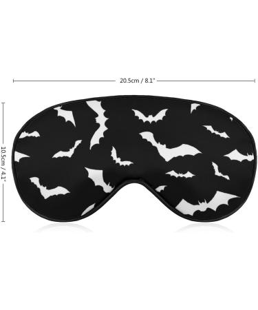 Sleep Mask Halloween Swarm Bat Eye Mask - Adjustable Light Blocking Shade for Puffy Eyes | Spooky Gift Ideas - Buy Online on GoSupps.com