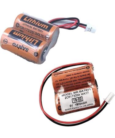 Buy 8 Pack 6V MR-BAT6V1 2CR17335A WK17 Battery for M80 Driver/MR-J4 Servo System - 1800mAh | International Shipping Available - Buy Online on GoSupps.com