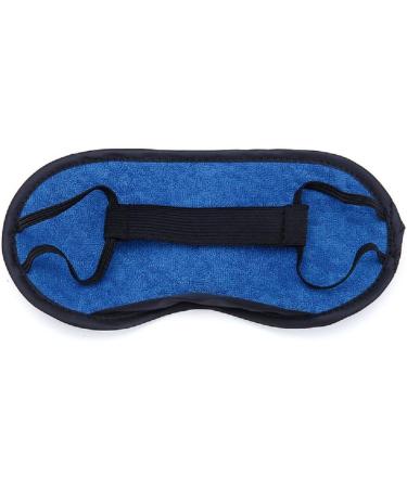 Set of 3 Microfiber Terry Cloth Sleep Masks - Lightweight and Comfortable Eye Masks for Sleeping, Travel, Shift Work - Adjustable and Soft Blindfolds for Men and Women - Black/Blue/Pink - Buy Online on GoSupps.com