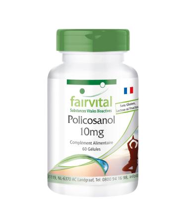 Fairvital | Policosanol 10mg - 2 months - VEGAN - High dosed - 60 capsules