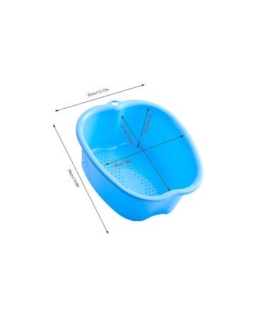 Large Durable Plastic Foot Soaking Tub for Epsom Salt Foot Soak - Home Spa Treatment for Dry Cracked Feet - Blue - Buy Online on GoSupps.com