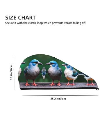 Buy Two Birds SamLng Coral Velvet Dry Hair Cap - Ideal for Home Travel Pool Parties & More | Fast International Shipping - Buy Online on GoSupps.com