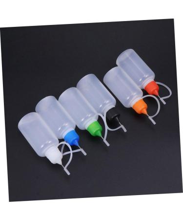 LALAFINA 30ml Precision Tip Applicator Bottles Squeezable Bottles for Glue and Pigments Storage Containers Paint Nozzles Easy Color Distinction and Leakproof - Buy Online on GoSupps.com