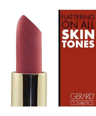 Gerard Cosmetics Berry Smoothie Lipstick - Creamy & Buttery Formula for Flawless Pout, Rich Pigmented Color, Satin Finish - 0.14 oz - Buy Online on GoSupps.com