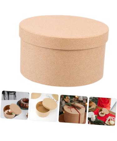 Alipis Box Dessert Containers with Lids Holder Perfume Carton Light Brown 12.5x12.5cm - Buy Online on GoSupps.com
