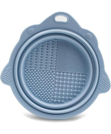 Gissroys Bowl Cleaner Brushes Makeup Silicone Foldable Portable Cleaning Tool for Brushes Powder Sponges Bowl Washing Brush Silicone Brush Makeup Cup Azul - Buy Online on GoSupps.com