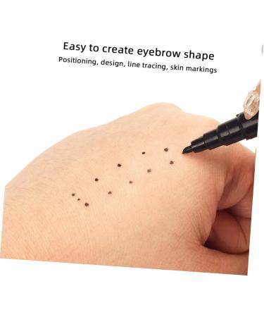 Beavorty 18 Pcs Eyebrow Marker Pen Beauty Tools Eyebrow Tattoos Pen Eyebrow Position Pen Drawing Pen Bicuspid - Buy Online on GoSupps.com