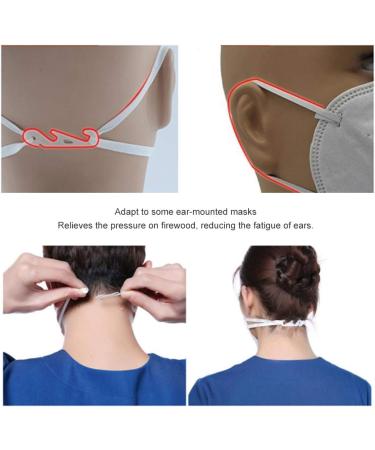 Maojie Adjustable Facial Cover Earring Hooks - 20 PCs Extension Hooks & Buckles for Masks & Face Covers - Buy Online on GoSupps.com