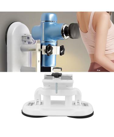 Free-handed massage gun holder for the back free-handed massage gun holder 2 suction cups wall-mounted fascia pistol assembly brain for the back