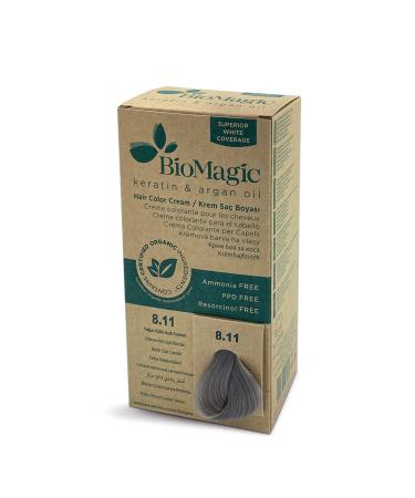 BIOMAGIC Hair Colour 8/11 Intense Ash Light Blonde