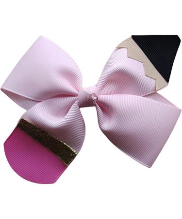 Pencil Pinwheel Bows Clips | Colorful Grosgrain Ribbon Bows for Kindergarten | Boutique Bow Alligator Clips School Girls Hair Bows Grosgrain Bows Hair Clips for First Day of School Frifer - Buy Online on GoSupps.com