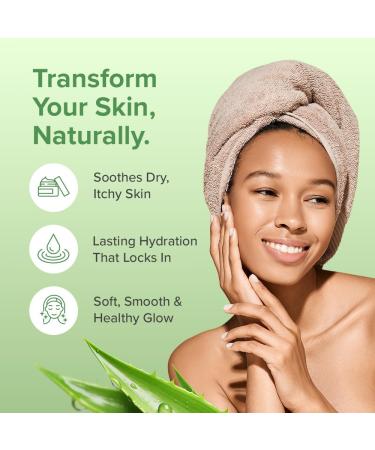 Aloe Infusion Aloe Vera Face & Body Cream Natural Moisturizer for Dry Sensitive & Irritated Skin Hydrating Non-Greasy Lotion with Shea Butter & Manuka Honey After-Sun Care & Eczema Cream 9 Ounce (Pack of 1) - Buy Online on GoSupps.com