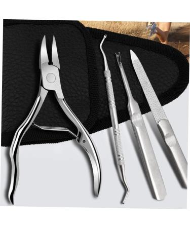 FRCOLOR Pedicure Tool 1 Set Manicure 2-Piece Set Cuticle Nail Pedicure Tools Pedicure Nippers Ingrown Toe Clipper Pedicure Nail Toenail Brush Skin Nippers Care Stainless Steel Nail Set - Buy Online on GoSupps.com