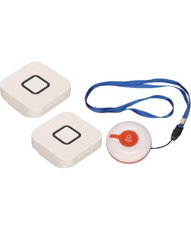 Nursing Call Button - Wireless Care Pager for Seniors | Plug-and-Play 100-240V | 2-in-1 Remote Transmission | EU Plug - Buy Online on GoSupps.com