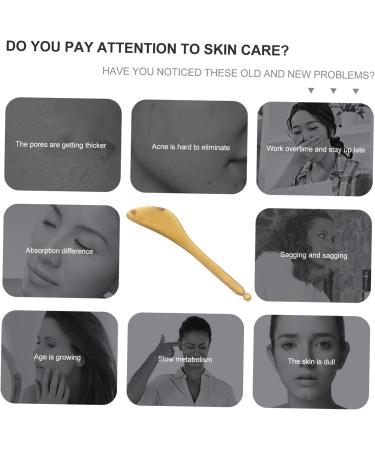 FOMIYES 1pc Massage Board Spatula Scraper Gua Sha Board Facial Massager Guasha Stick Horn Massage Comb Eye Massagers Ox Horn Tool Gua Sha Tool Guasha Massage Pen Spoon Tendon Stick Face - Buy Online on GoSupps.com