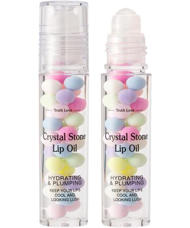 Rollon Lip Oil Plumping Lip Care Oil Multifunctional Lip Roller Portable Light Lip Care Oil Long Lasting Moisturizing Nonsticky for Women and Girls - Buy Online on GoSupps.com