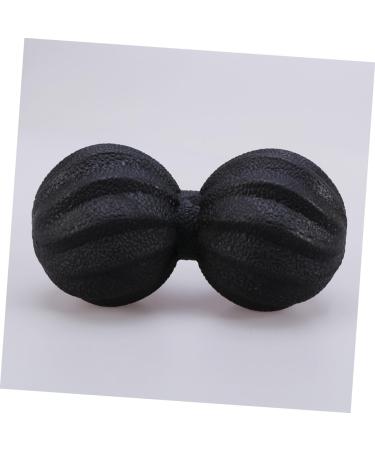 CLISPEED Peanut Massage Ball - Deep Tissue Shoulder Roller & Yoga Roller - Medium Black for Optimal Relief - Buy Online on GoSupps.com