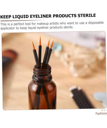 Balacoo 100pcs Disposable Eyeliner Brush Makeup Makeup Eye Tools Woman Major Makeup Tools 9x6.5cm Black - Buy Online on GoSupps.com