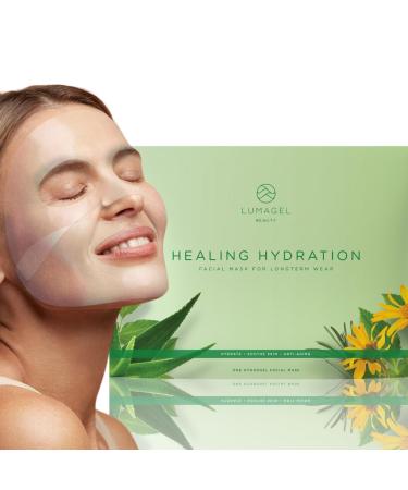 Ultra Hydrating Hydrogel Sheet Mask with Arnica Aloe & Hyaluronic Acid Cools & Soothes Skin Redness Relief for Face Paraben Free