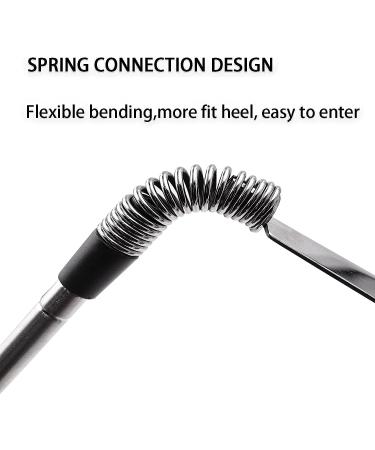 Adjustable Stainless Steel Long Handled Shoehorn - Extendable 16-31 inches - Ideal for Women, Elderly, and Backache Relief - Buy Online on GoSupps.com