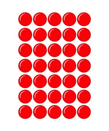 35 x Rudolph's Red Nose Edible Wafer or Icing Cupcake Toppers Fun Xmas Party Cake Decorations (Edible Wafer Card)