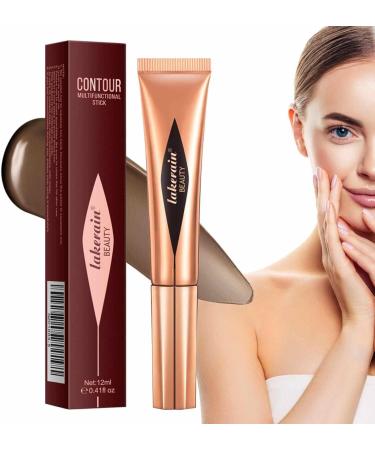 Highlighter Stick Multi-Stick Creamy 3 in 1 Waterproof Sheer Glow Buildable Color Contouring Pen Blush and Blendable Highlighter Makeup Stick for Face Troonz - Buy Online on GoSupps.com