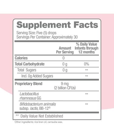 Culturelle Baby Digestive Calm & Comfort Probiotic Age 0-12 Mos 8.5Ml, Helps Periodic Colic, Gas, Fussiness, Crying & Digestive Upset In Infants & Newborns, Vegan Non-Gmo Gluten-Free, 1 Mos. Supply - Buy Online on GoSupps.com